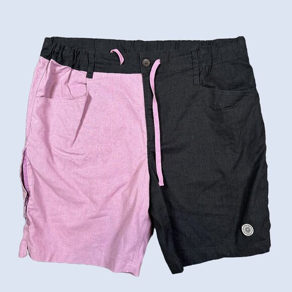 Astral Kinisi Hemp Summer Light Shorts Men's Size Large Valerian Purple Black - Picture 1 of 6